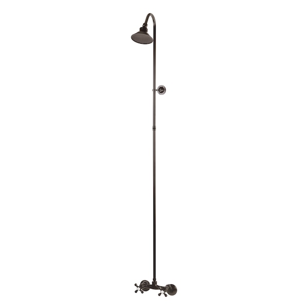 Shower Combo, 2, Wall Mount, Oil Rubbed Bronze